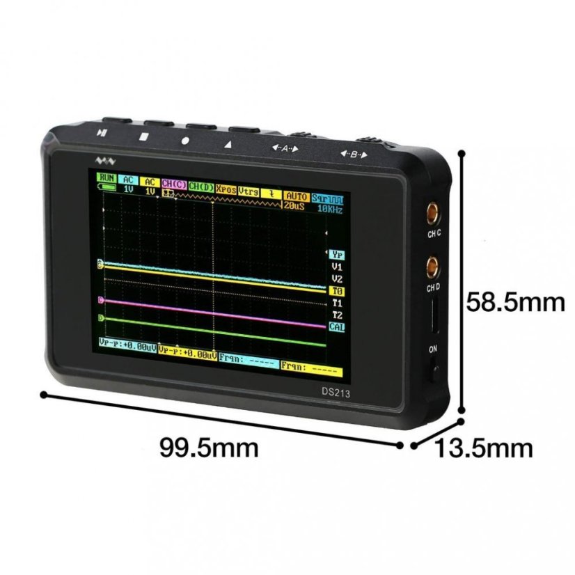 DS213 4-Channel Mini Pocket Digital Oscilloscope