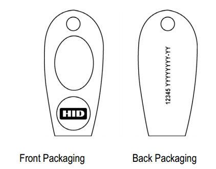 HID ProxKey II Fob 1346 - 125kHz RFID Klíčenka