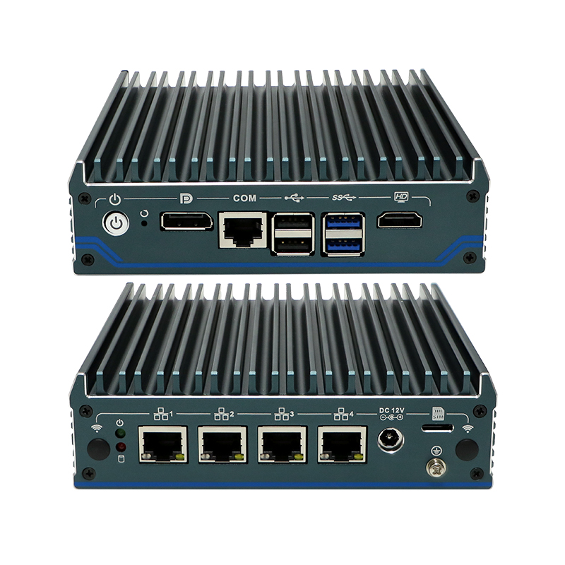 N1241 Industrial Mini PC Barebone Fanless N100