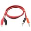 Testovací kabel s krokosvorkami 0.5m