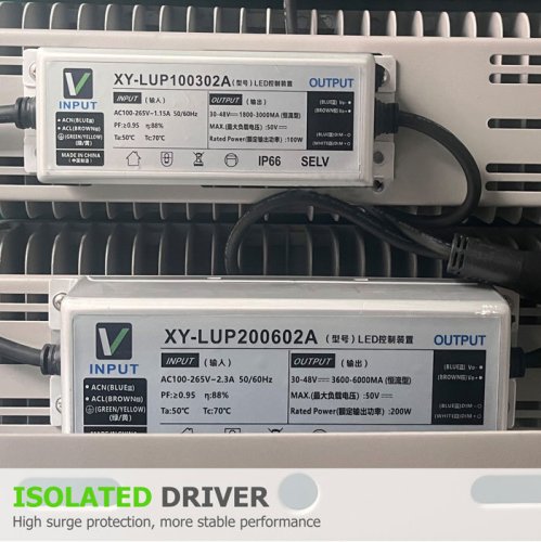 LED UV Lampa pro Pásové Dopravníky IP65 XL-A100 100W