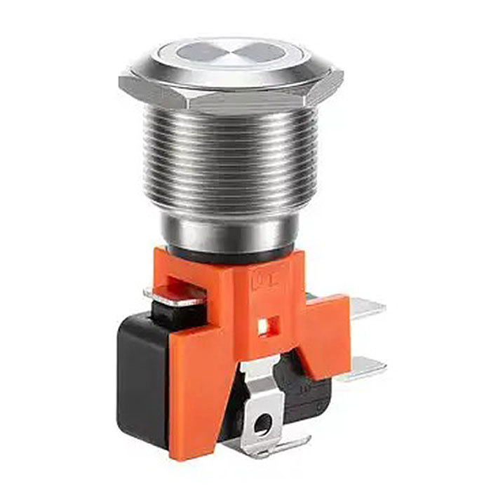 L22B LED Tlačítkový spínač 12V, 20A, 22mm, IP65