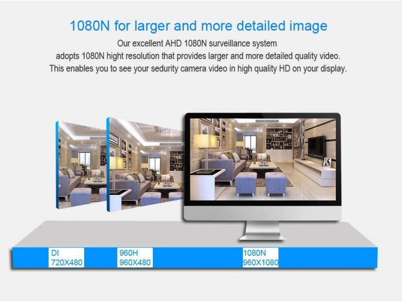 RGB-A1008NHS-C 8CH 1080P AHD-L DVR Recorder