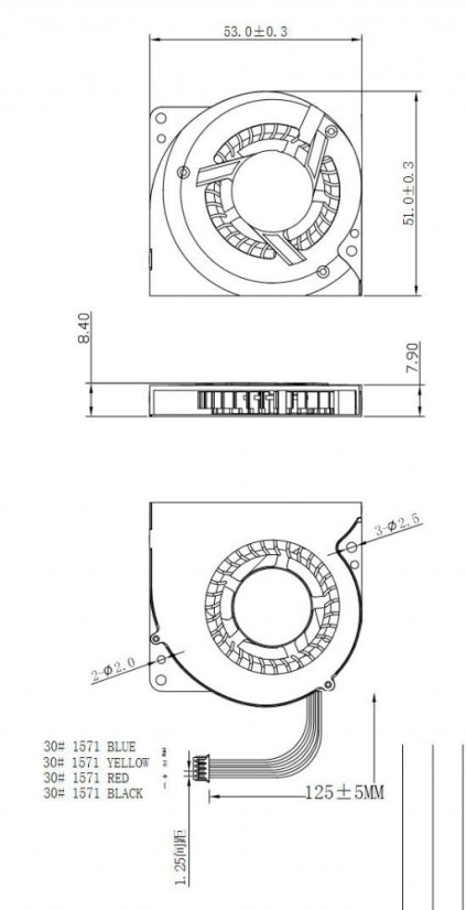 BSB05505HP-SM ventilátor pro CPU notebooku - Nový model