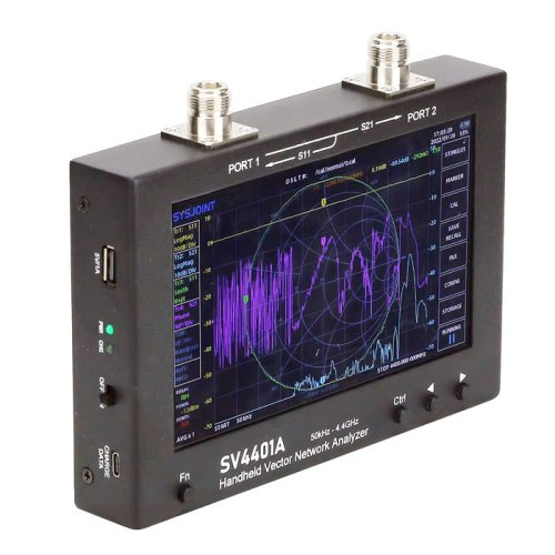 SV4401A 4.4G VNA s kapacitní dotykovou obrazovkou