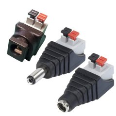 DC Power Connector with Spring Terminal