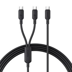 Kabel USB-C (M) - 2x USB-C (M) 1.5 m, rozbočovací