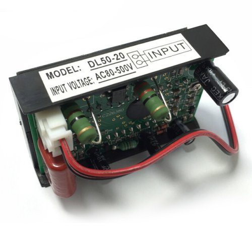 LED digitální voltmetr DL50-20 AC 80-500V