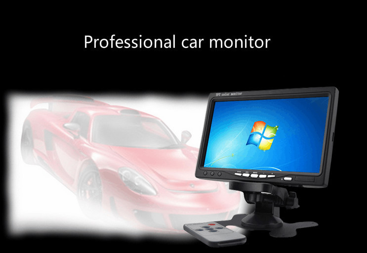 Kvalitní 7" HDMI+VGA+AV monitor do auta RGB-HP7HVA
