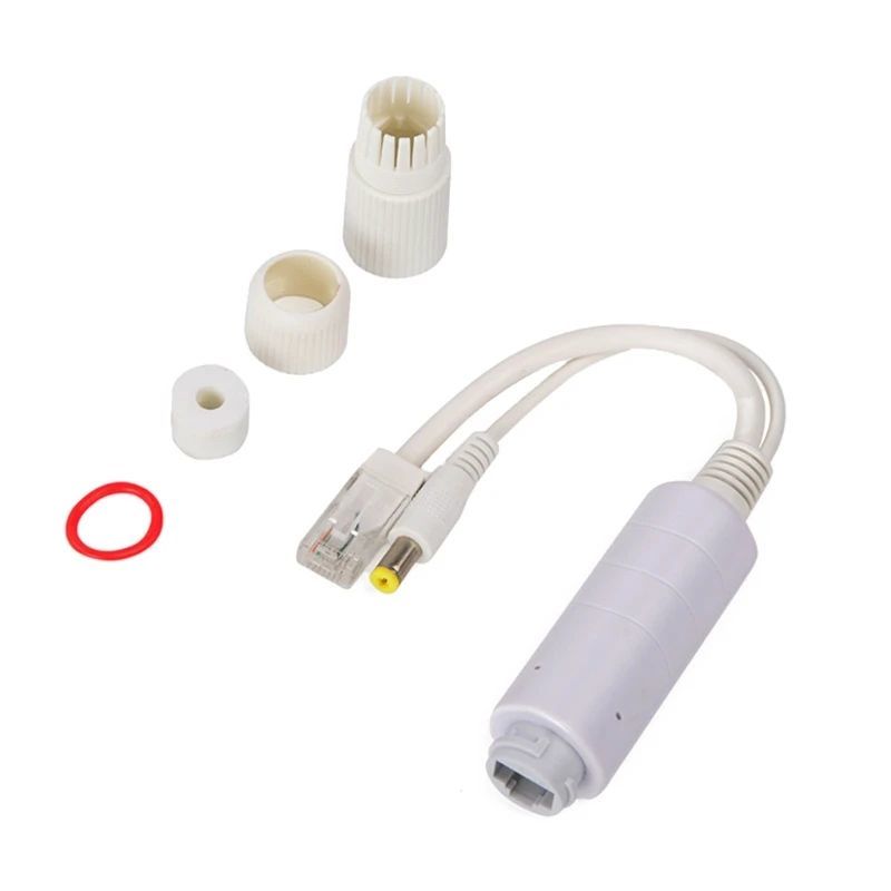 Aktivní PoE injektor 48V na 12V 100Mb - Barva: Bílá