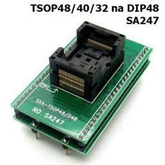 SMD Test Socket 48pin TSOP48/40/32 to DIP48 SA247