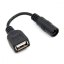 Napájecí kabel USB do 5.5x2.1mm jack - 5V