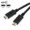 USB-C/USB-C cable UC-198-B, black, 3A, 1-3m