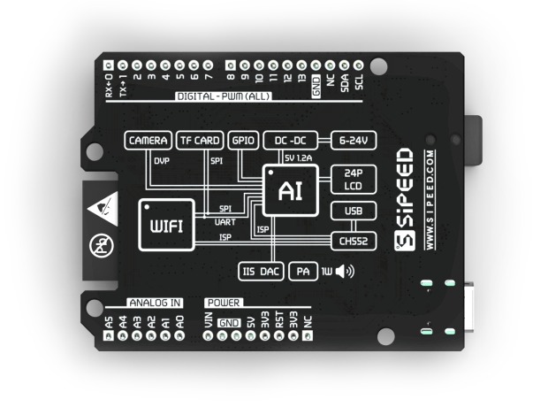 Sipeed Maixduino RISC-V AI IoT Board