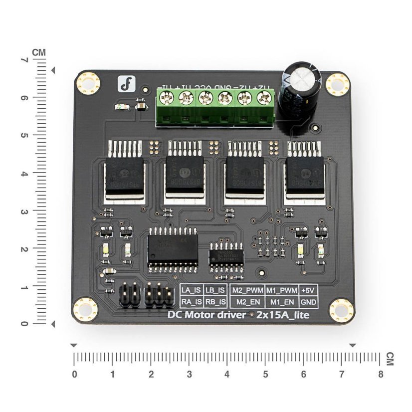 DF2×15A Duální Ovladač pro Stejnosměrné Motory