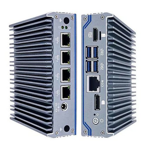 Nano N1041 J4125 Průmyslové Mini PC - Barebone, Fanless