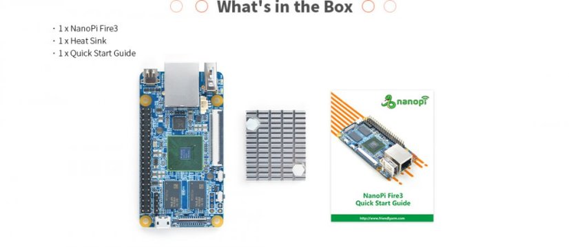NanoPi Fire3 Development Board S5P6818 with 1GB DDR3 RAM