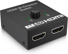 HDMI přepínač 2x1, 4K/UHD