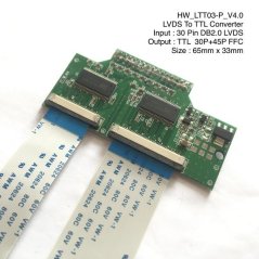 TT03_P_V5 LVDS na TTL univerzální adaptér pro LCD
