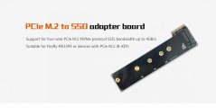 Adaptér PCIe M.2 na SSD