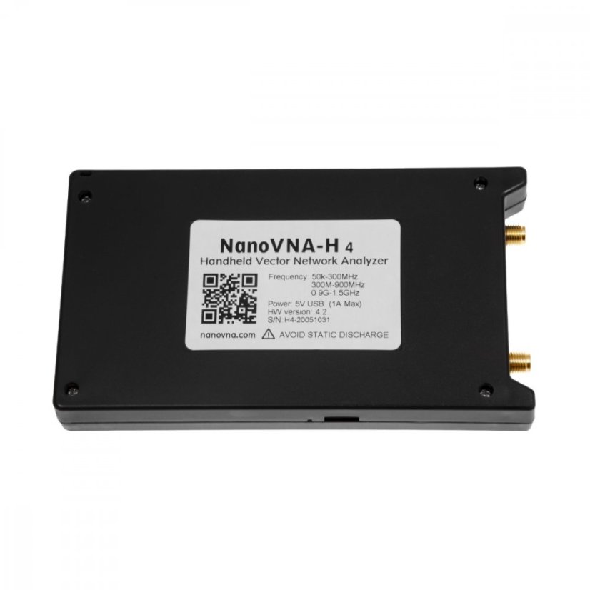 NanoVNA-H4: Přenosný vektorový síťový analyzátor 10kHz-1500MHz