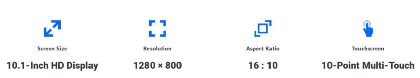 10.1" rad WF 3, priemyselný Android tablet, dotyk, PoE a VESA - Model: WF1036T