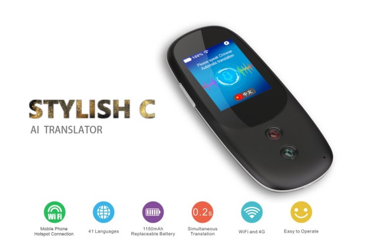 T6 Vícejazyčný Přenosný Hlasový Překladač s WiFi a 4G