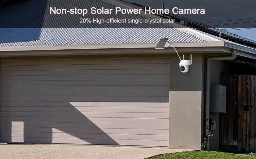 Q1 3MP Wi-Fi Rotating Camera with Solar Panels