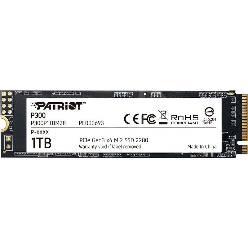 SSD Patriot P300 128GB M.2 PCIe 3.0