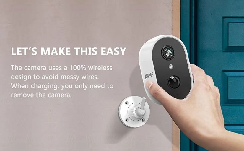 C2 Intelligent WiFi Wireless Camera with Battery 3MP