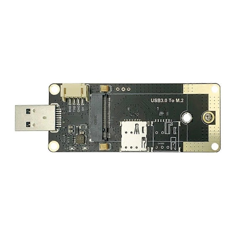 Adaptér M.2 na USB Dongle – podpora 5G/4G Quectel RM500Q EM12