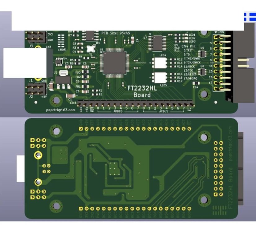FT4232HL vývojová / aplikační deska | USB na UART, SPI, JTAG, I2C