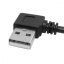 USB 2.0 prodlužovací kabel typ A-A M ve tvaru L, 20cm, pravý