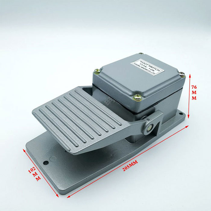 MDB-L01BS Foot Pedal with Potentiometer, Metal, Gray