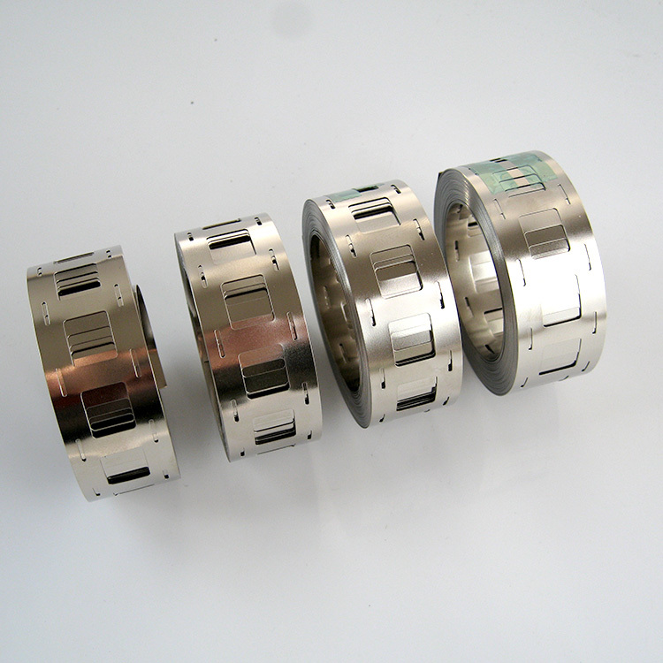 Poniklovaná ocelová páska pro 2x18650, 10 m - vhodná pro bodové svařování - Poniklovaná ocelová páska - Model: 0.12x27x20.2 paralelní, držák