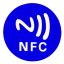 NFC nálepka tag 25mm s NTAG