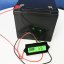 GY-6 LCD indikátor stavu baterie 12V-48V - Barva: Modrá