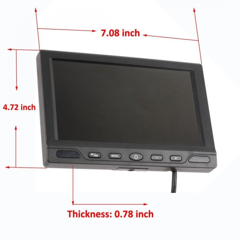 RGB-MD7M5 7" MP5 monitor do auta s multimediálním přehrávačem