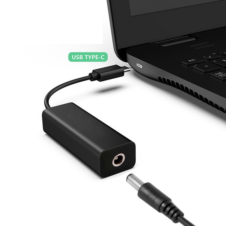 Adaptér DC 5.5x2.1mm na USB Type-C