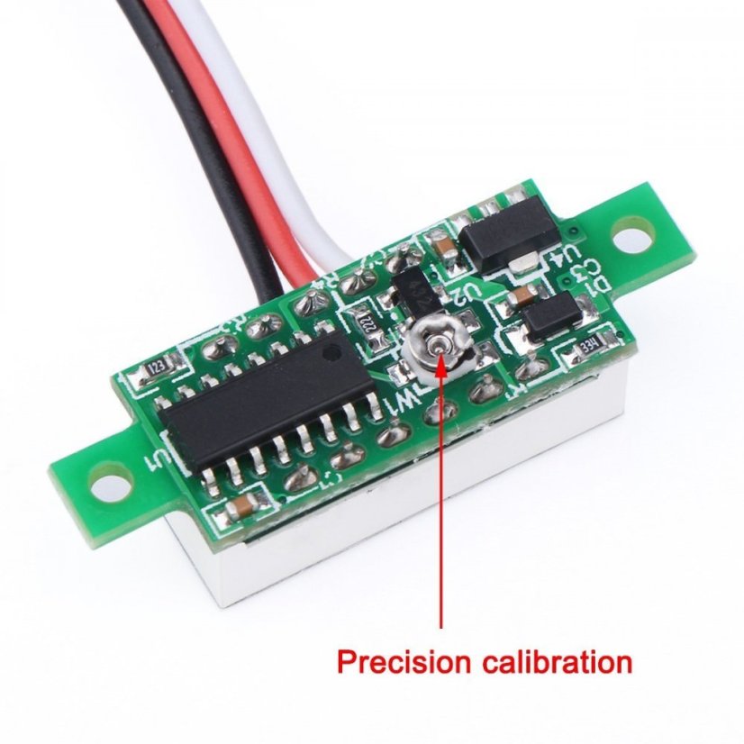 Digitální voltmetr V18D DC 0-100V 0.28'