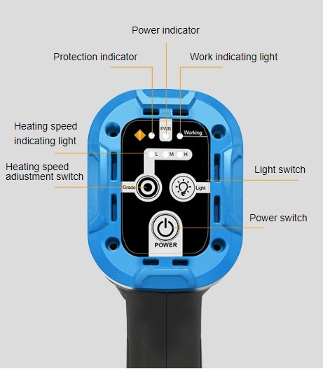 MEGA STAPLER HS700A - Professional Intelligent Plastic Soldering Iron