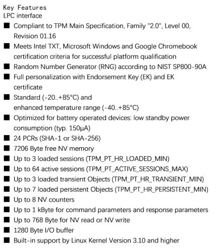 ASRock TPM 2.0 Modul - Model: TPM2-SLI LPC (14-1 pin)