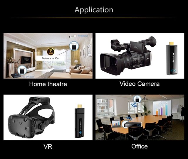 MEASY W2H MAX 30m - Wireless HDMI Extender with 4 Inputs
