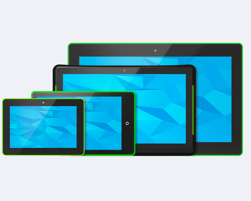 13.3" WA řada 8, průmyslový Android tablet, Edge-Light, dotyk, PoE a VESA - Model: WA1388T