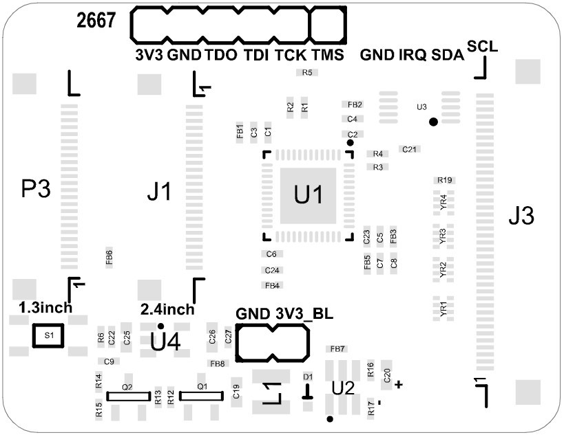 Sipeed MCU na RGB LCD modul