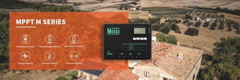 MPPT Regulátor Nabíjení 12/24V Auto