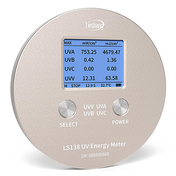 LS138 UV Energy Meter – Simultaneous UVA/UVB/UVC/UVV Measurement