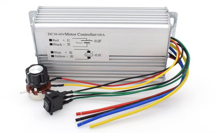 BLH-60100 10-60V 100A DC Obousměrný regulátor otáček