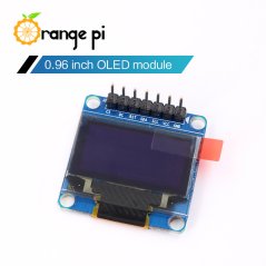 OrangePi 0.96 palcový I²C 128x64 OLED displej