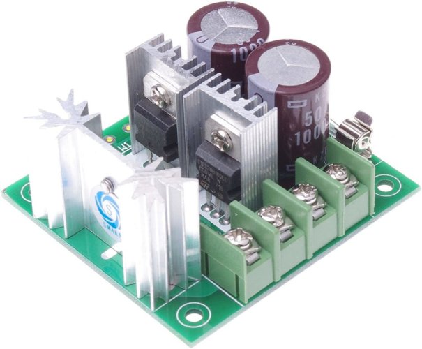 Regulátor otáček CCMHCW 12V-40V 10A pro stejnosměrné DC motory